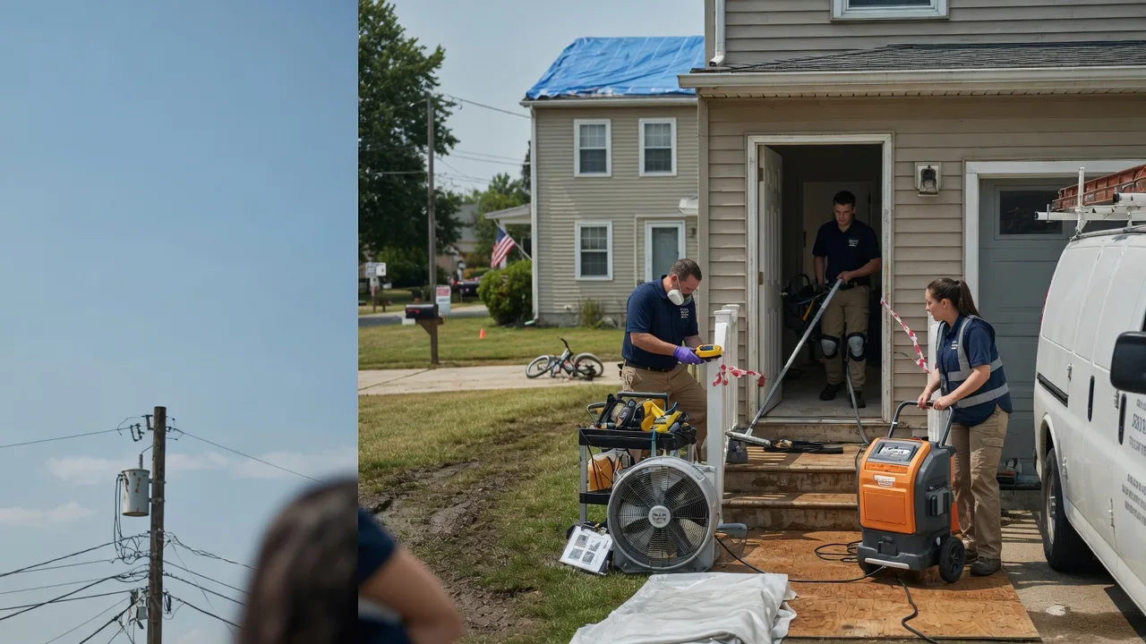 Water Damage Repair in Chandlerville, IL near me